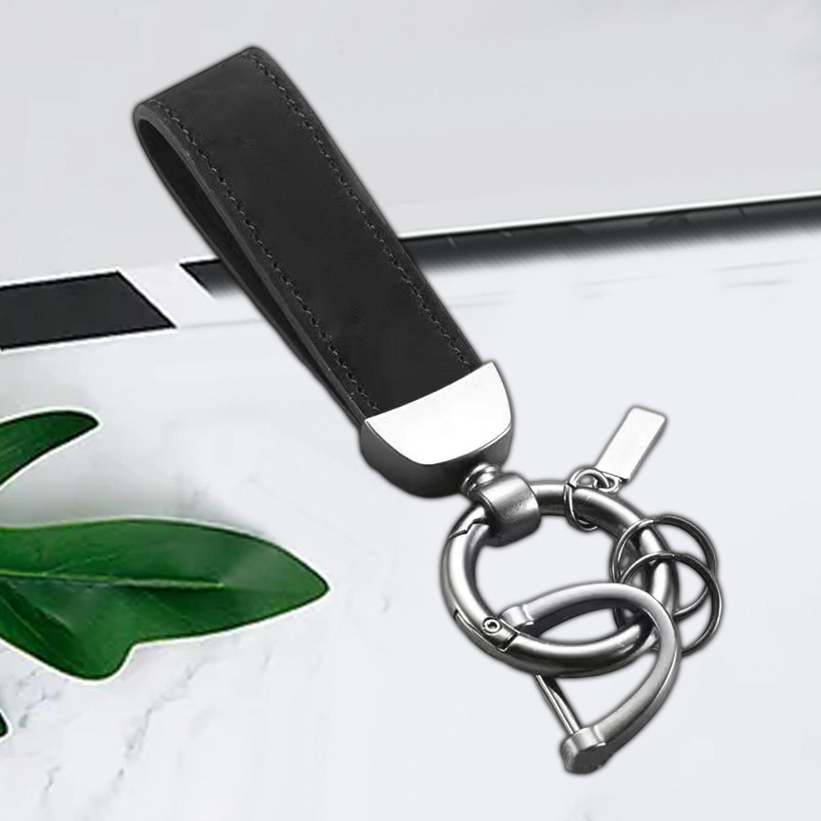 PU Leather Keychain Decor Gift Key  Clip for Backpack Purse Handbag