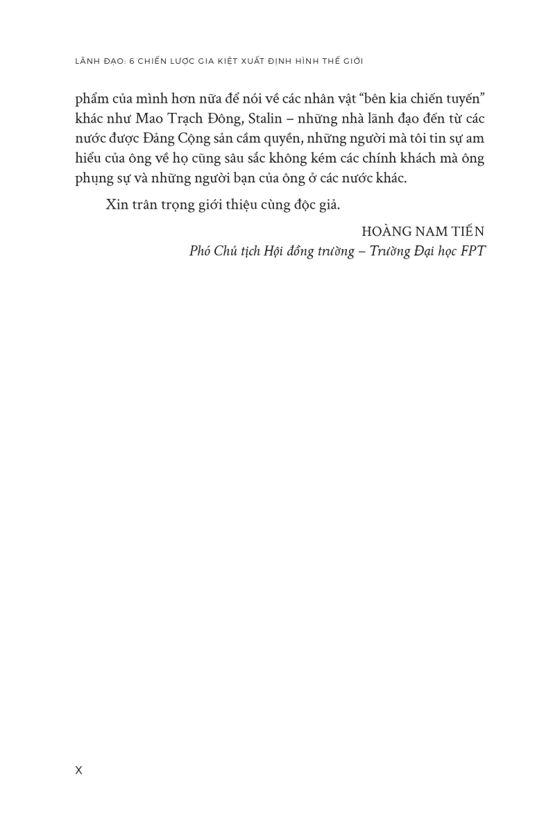 Leadership - Lãnh Đạo - 6 Chiến Lược Gia Kiệt Xuất Định Hình Thế Giới (Bìa Cứng) - AL