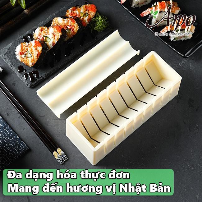 Khuôn Làm Sushi, Cơm Cuộn, Kimbap Phong Cách Nhật Bản Cao Cấp - Khuôn Cuộn Sushi Hình Trái Tim Dễ Dàng Sử Dụng