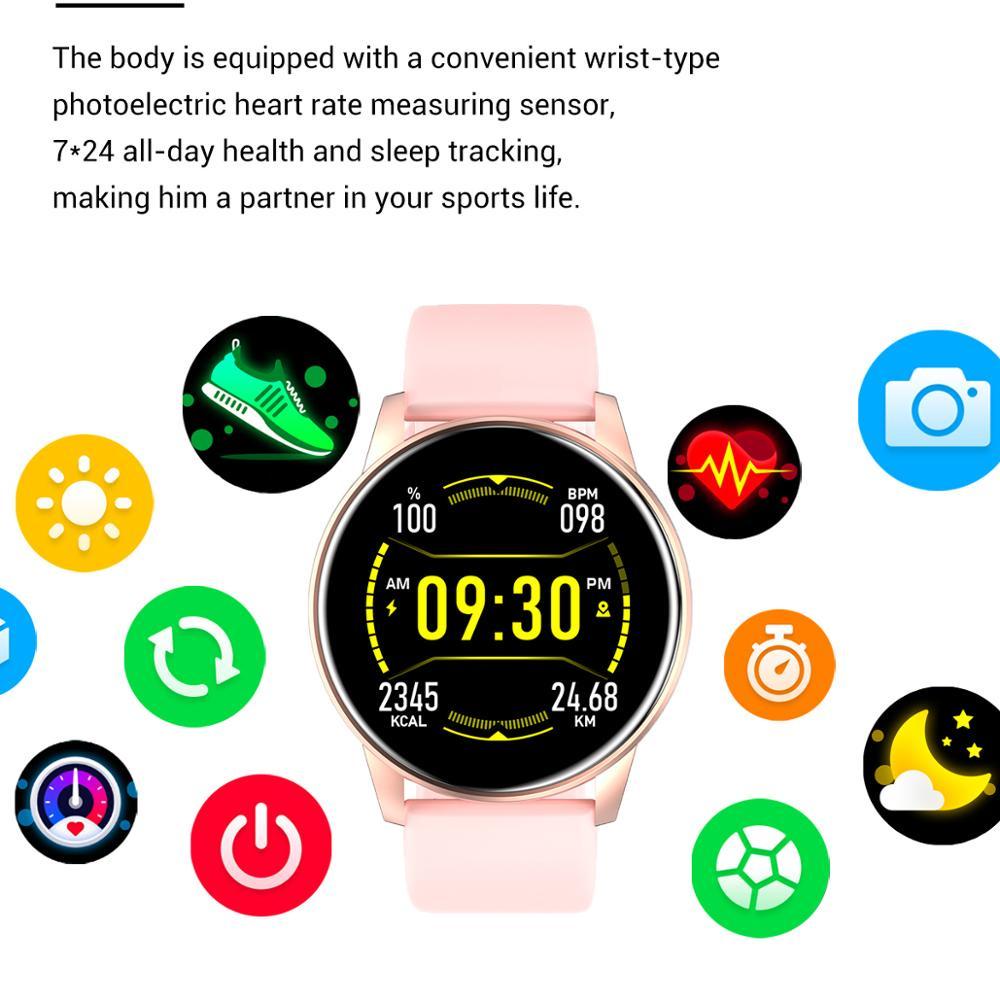 D18S Đồng Hồ Thông Minh Vòng Huyết Áp Đo Nhịp Tim Theo Dõi Sức Khỏe Đồng Hồ Thông Minh SmartWatch Android IOS Thời Trang Điện Tử Đồng Hồ ^ MK ^
