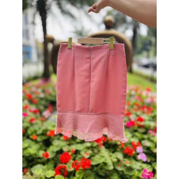 Chân váy công sở chất đẹp kiểu dáng độc lạ tôn đôi chân dài dễ phối các loại áo sơ mi