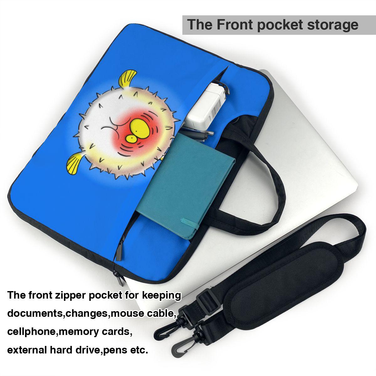 Cá Laptop Túi Dễ Thương Kinh Doanh Máy Tính Túi Đeo Chéo Chống Nước Laptop Túi