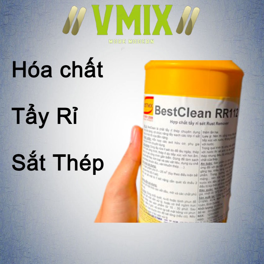 Nước tẩy rỉ sắt thép công trình tẩy nhanh hiệu quả tiết kiệm chi phí thi công