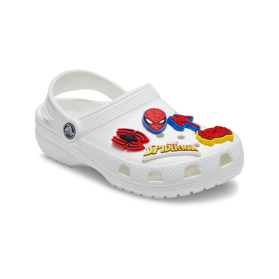 Sticker nhựa jibbitz unisex Crocs Spider Man