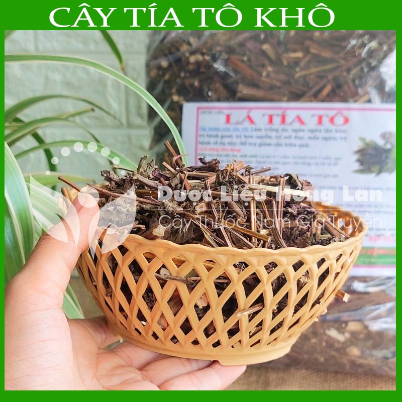 Lá Tía Tô khô đóng gói 1kg