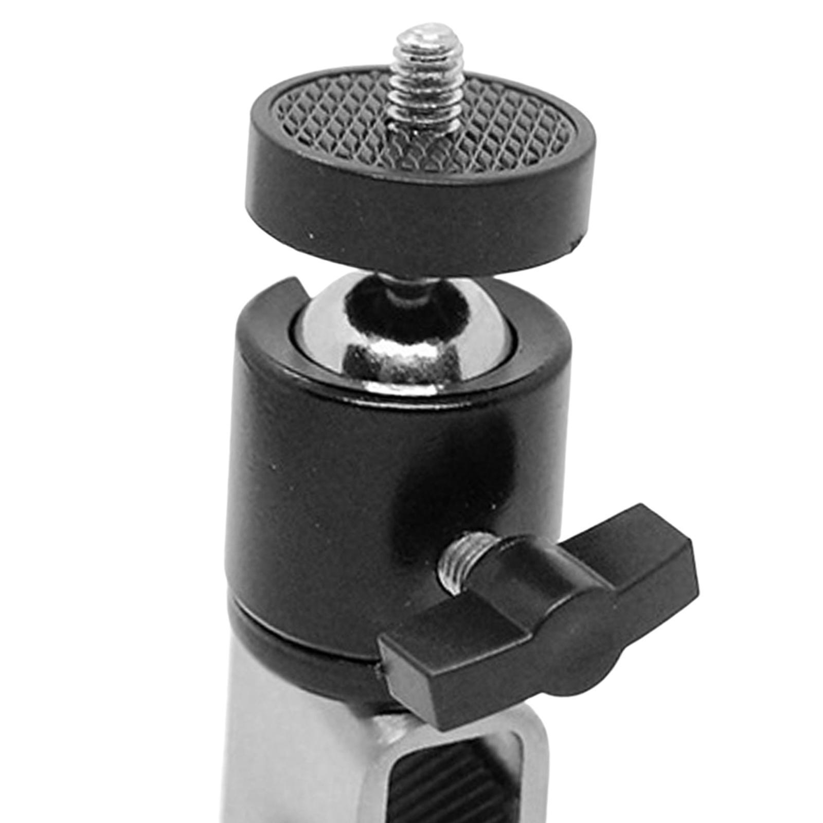 Camera Ball Head Mount 1/4 Interface for DSLR Cameras Flash Light