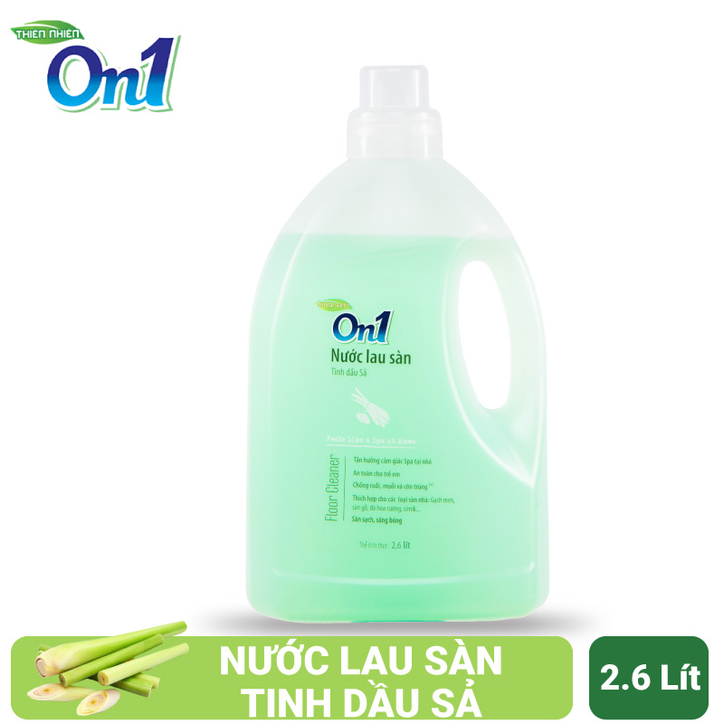 Nước lau sàn On1 tinh dầu sả 2.6 lít LC202