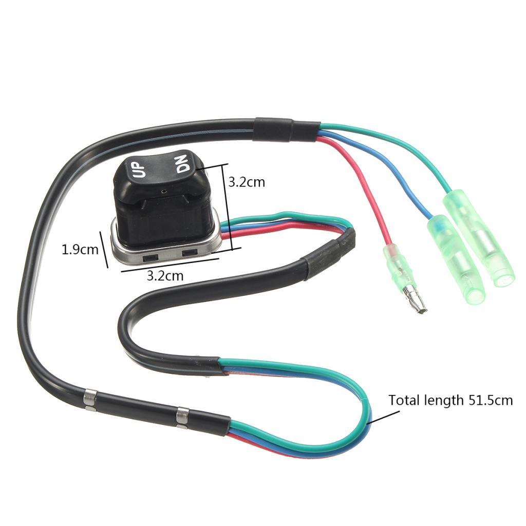 3pc Boat Trim Tilt Switch for Yamaha Remote Control Power Motor Engine