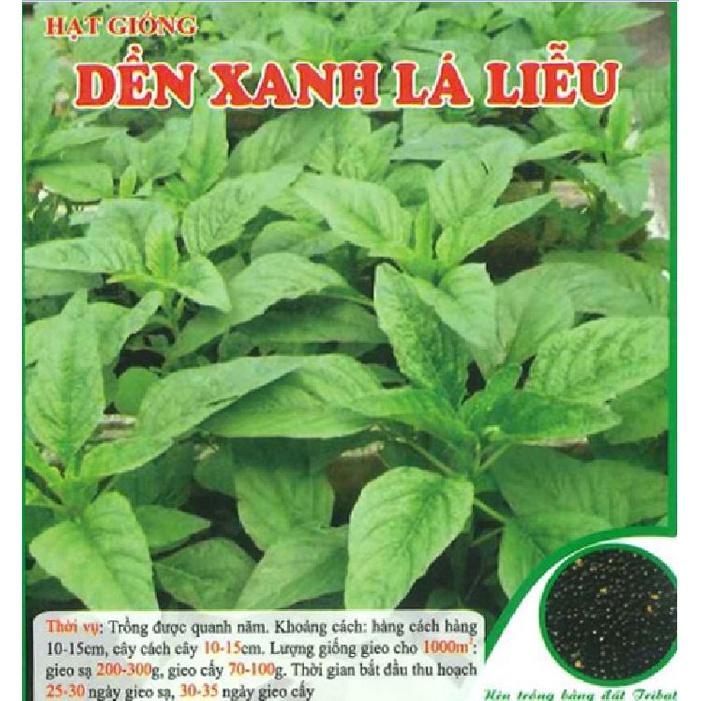 Hạt giống rau dền cơm dể trồng f1- Gói 20gram-tặng kèm gói phân bón lót