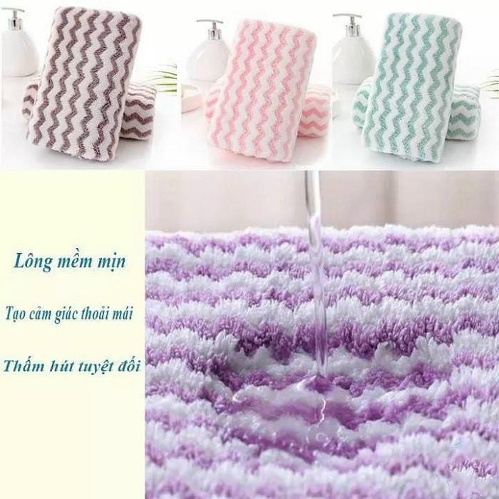 Set 5 khăn đa năng kẻ sọc Hàn Quốc