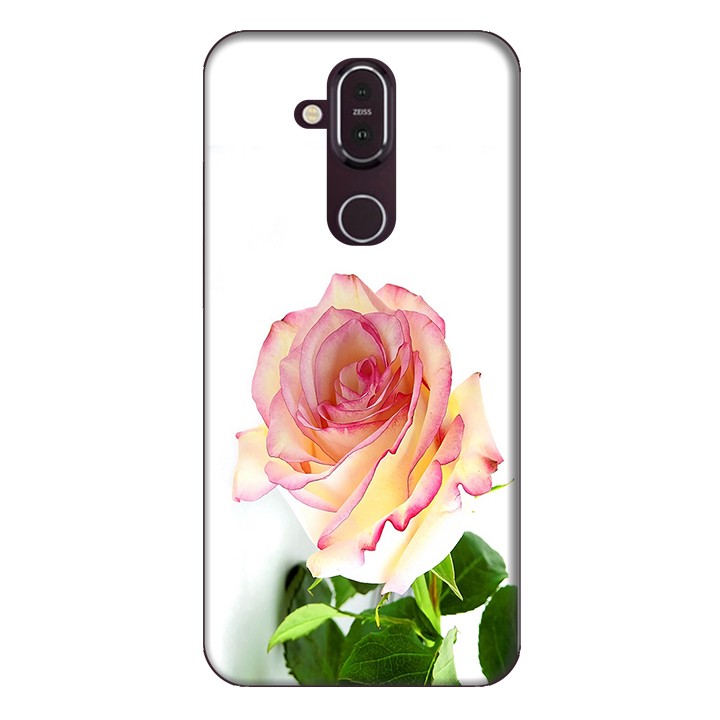 Ốp lưng dành cho điện thoại Nokia 8.1 Hoa Hồng