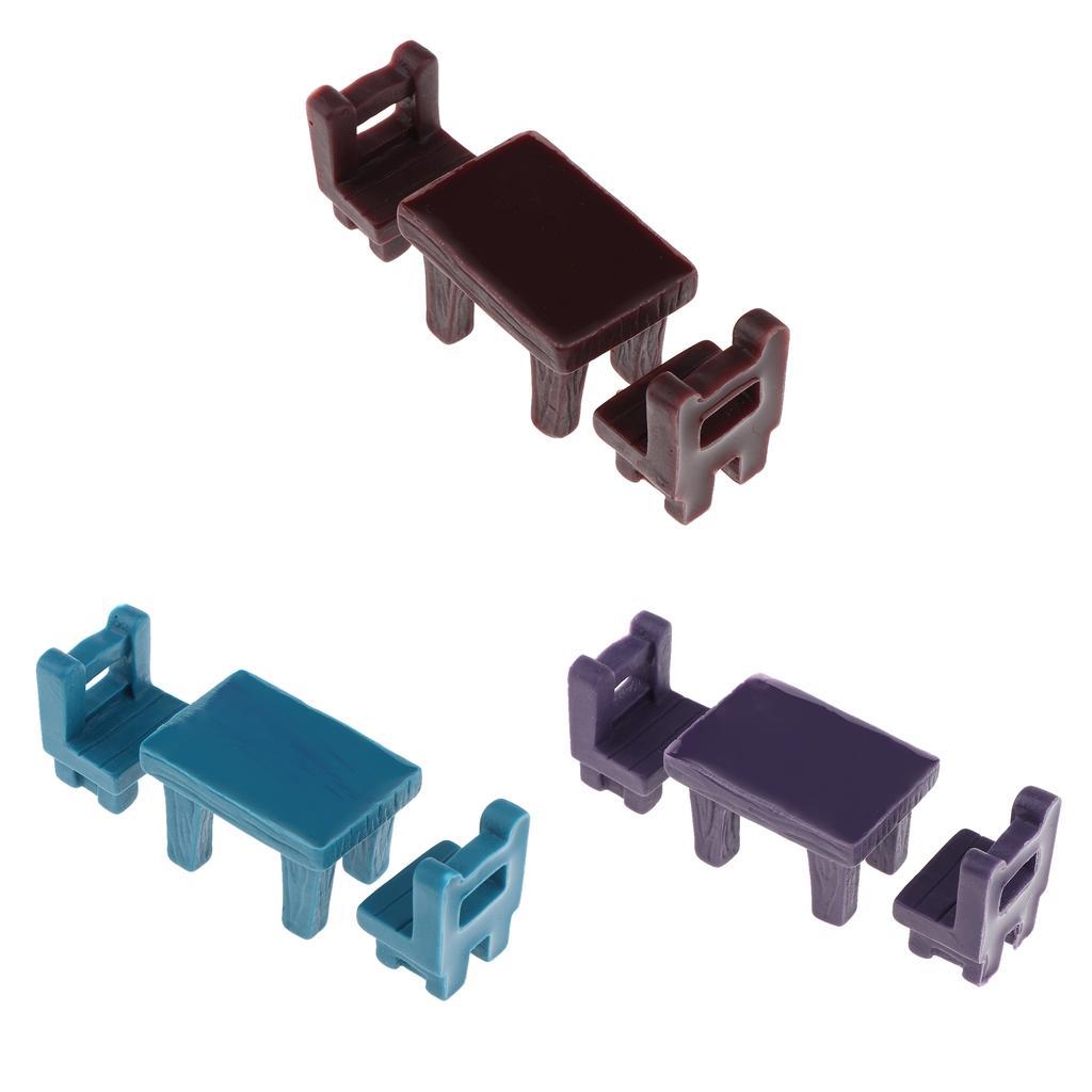 3 Pieces Dollhouse Miniature Set Accessories Dollhouse