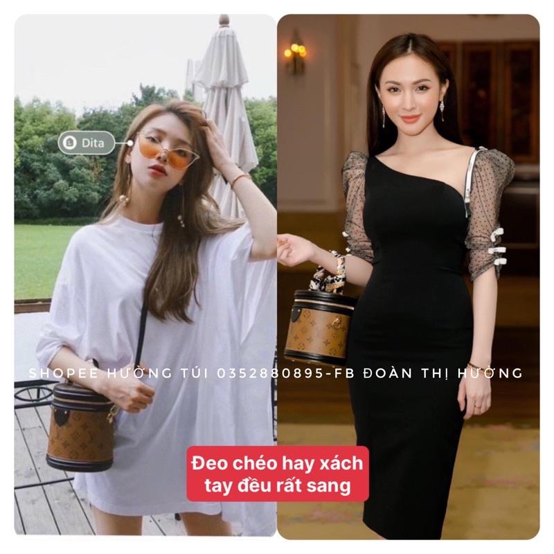 Túi Eoo Vy cốp trụ size 20 chất đẹp tặng kèm khăn lụa(không hộp)