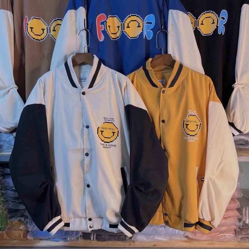 Áo Khoác Dáng Rộng Phom Unisex Chất Da Lộn 2 Lớp Lót Dù Phom Tay Bo Len Dệt Kim Cao Cấp_Kiểu Dáng Bomber Hiện Đại
