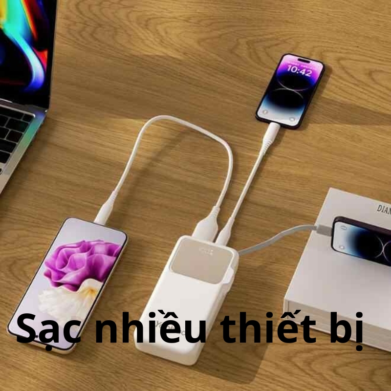 Pin sạc dự phòng 20000mAh YOOBAO PDL20/Q22 22.5W kèm cáp type-C màn hình hiển thị % pin Sạc nhanh chuẩn PD20W QC3.0 SCP22.5W Pin Dự Phòng - Hàng chính hãng