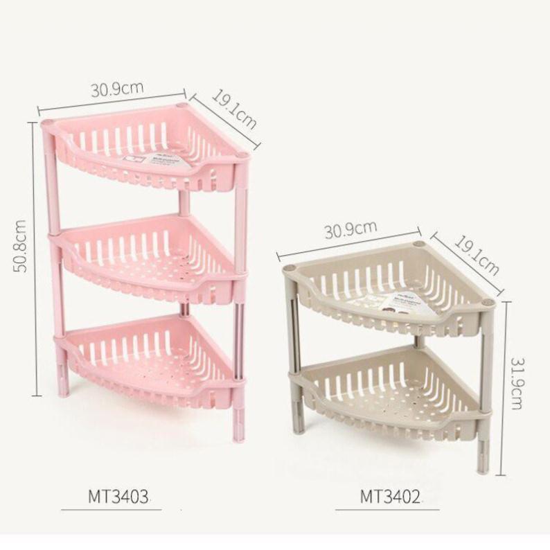 Kệ góc nhựa để đồ đa năng ,đựng gia vị ,để đồ phòng tắm