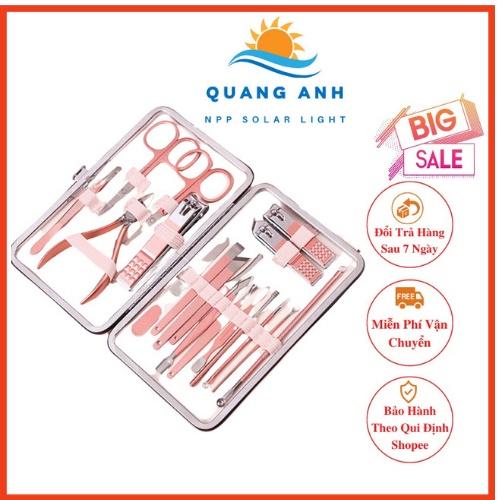 Bộ Dụng Cụ Bấm Móng Tay 18 món -Bộ Cắt, Bấm Dũa Móng Tay- Sét Dụng Cụ Làm Móng 18 Chi Tiết Nail Care Cao Cấp