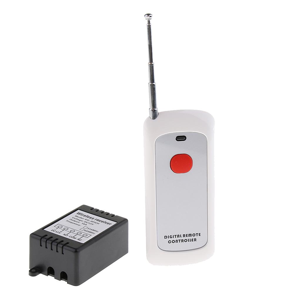 Wireless Remote Control Switch, DC 12V 10A 1000m Long Distance Controller