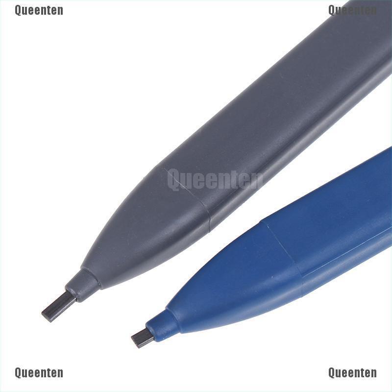 ★Queen 2B Lead Holder Exam Mechanical Pencil With 6PCs Lead Refill Set Student Supplies