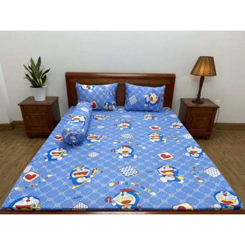 Ga thun lẻ Hàn Quốc KHÔNG ÁO GỐI 1m6/1m8 size nệm 20-30cm