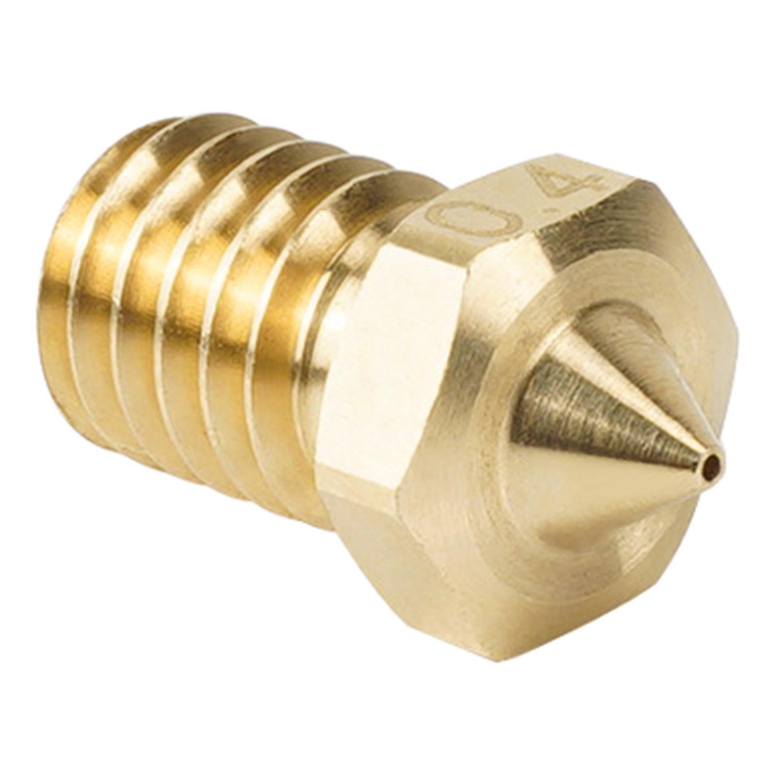 Solid High Speed Nozzle Easy to Use High Temperature Brass for Filament