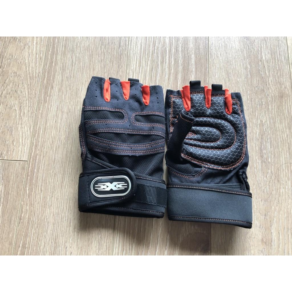 Găng tay XTREAM cụt có lớp đệm lòng bàn tay -hình thật