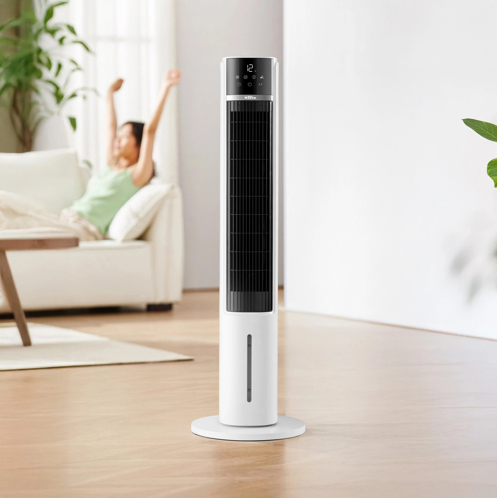 (MODEL NEW 2026) Máy Làm Mát Lọc Khí Ion Âm Haatz HydroIon Breeze Cooler HBC350 Quạt Tháp Haatz Điều Khiển Từ Xa - Hàng Chính Hãng