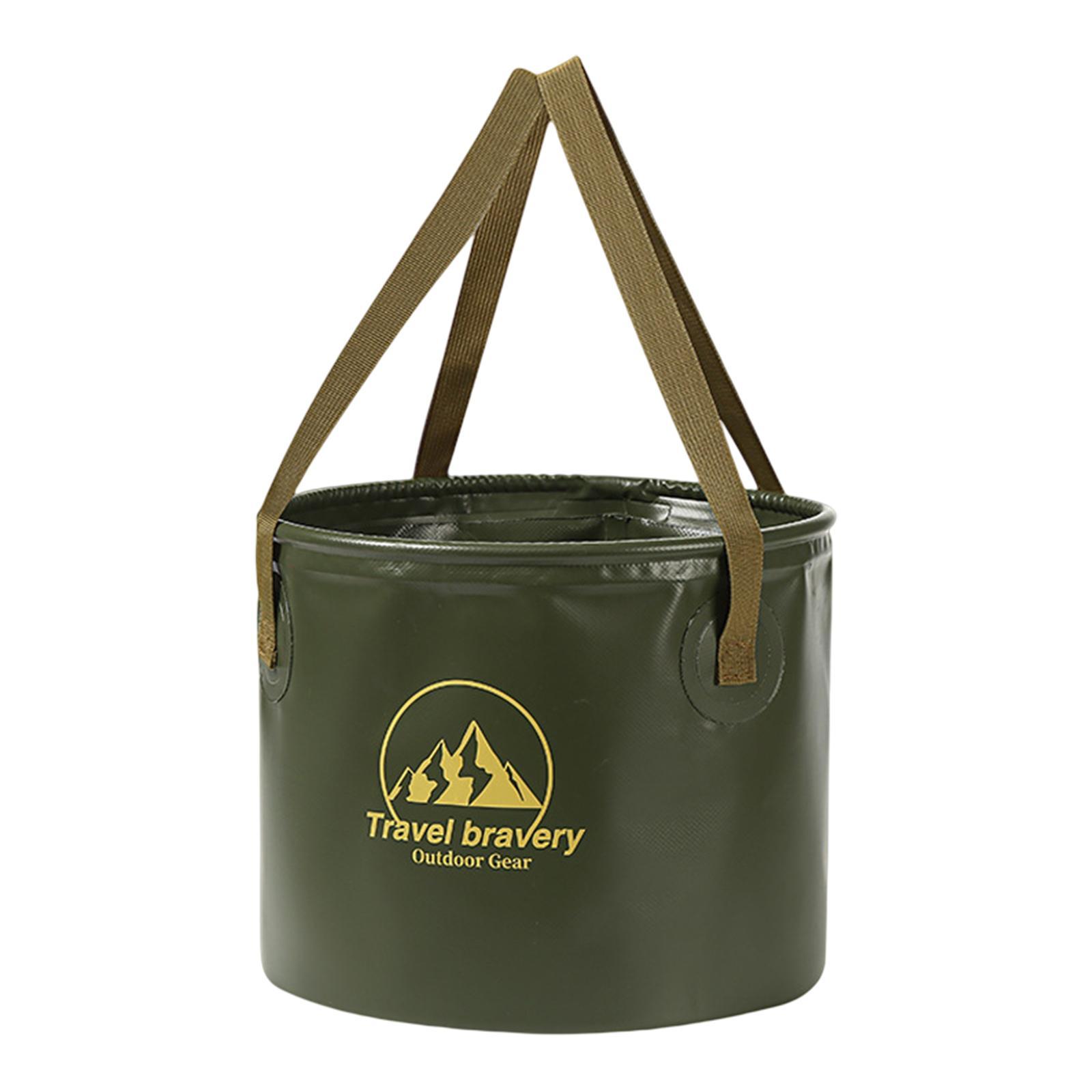 Collapsible Bucket Portable Fishing Bucket for Camping Car Washing Gardening