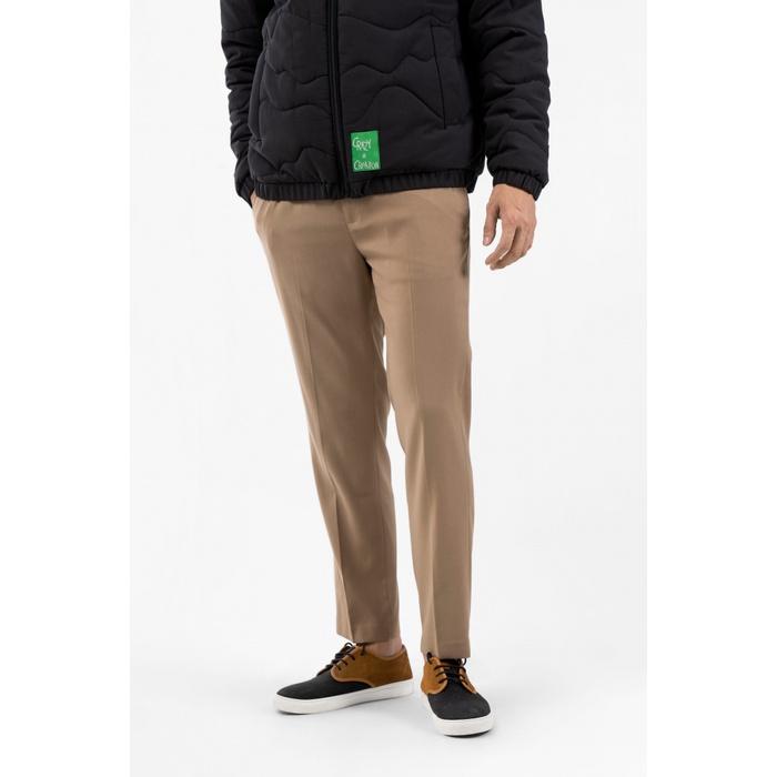 QUẦN VẢI LƯNG THUN. SLIM CROP - 10F22PFO006 | LASTORE MENSWEAR