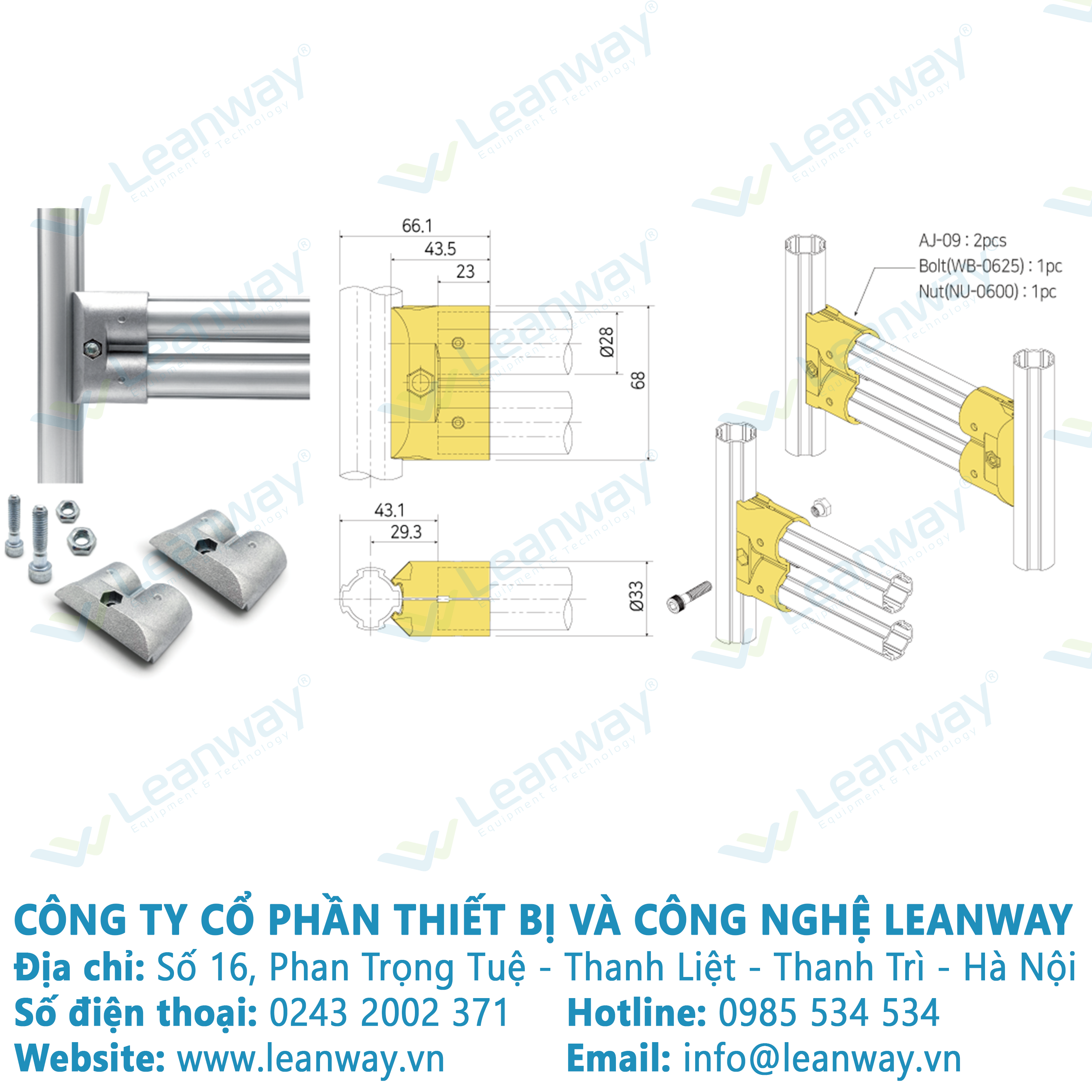 Khớp nối nhôm AJA-09