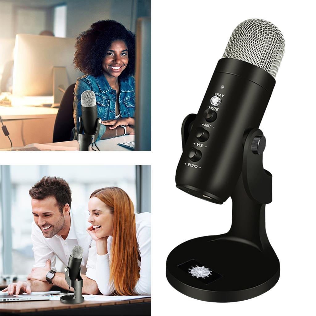 USB Condenser Mic  Headphone Output Noise Reduction for