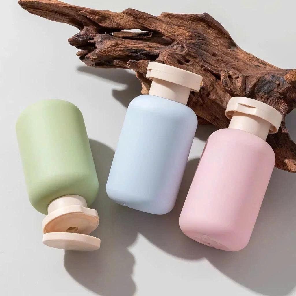 Bộ Chiết Mỹ Phẩm Du Lịch 3 Chai 100ml Kèm Túi PVC | Gọn Gàng Cho Cả Gia Đình