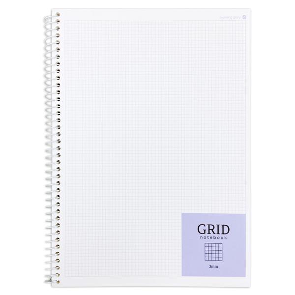 Sổ Lò Xo Grid 3 mm - Kẻ Ô Vuông - Morning Glory 10250-95168 - Mẫu 3