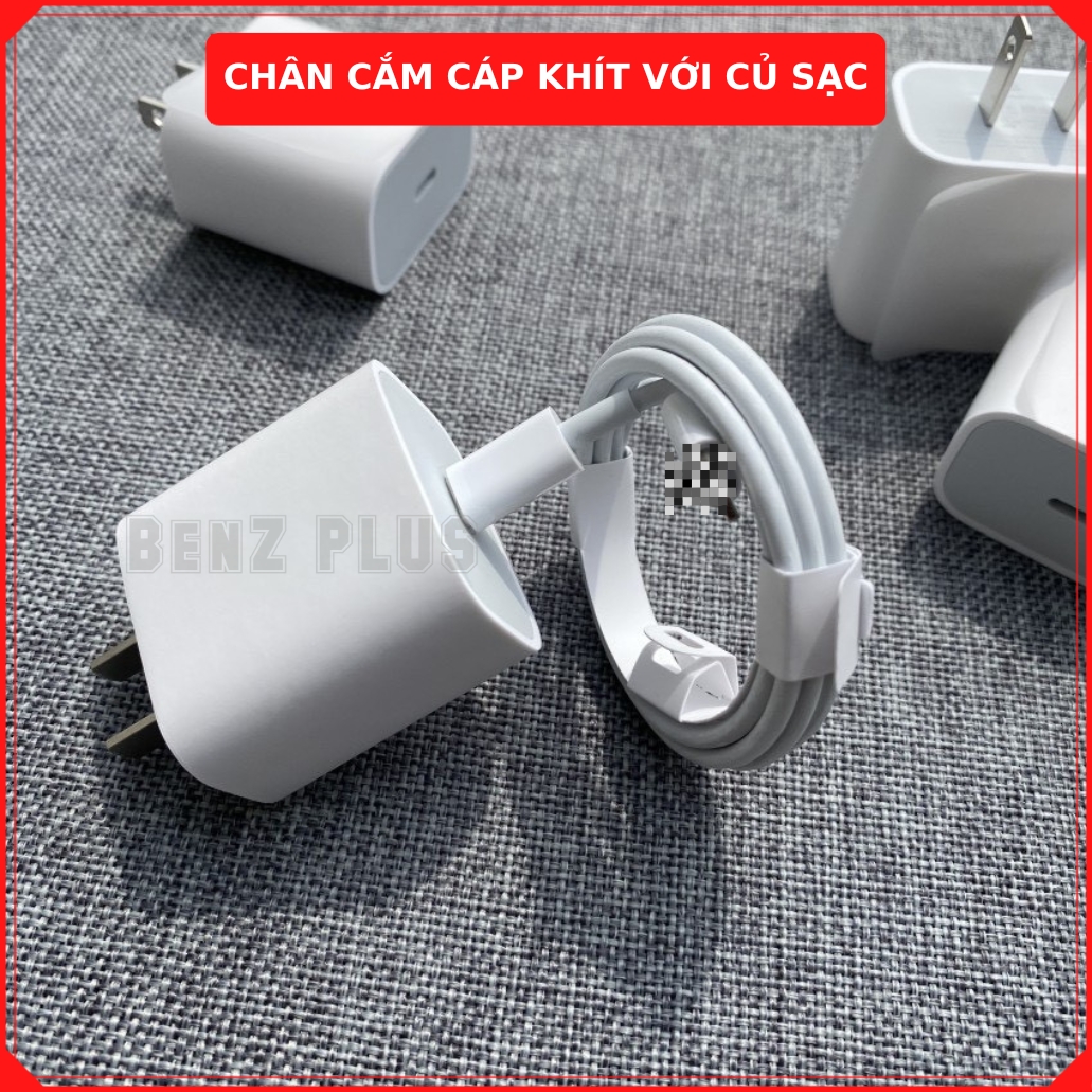 Bộ sạc nhanh 20W ZlN BÓC MÁY PD 3.0 cho máy táo khuyết và máy tính bảng bảo hành 12 tháng