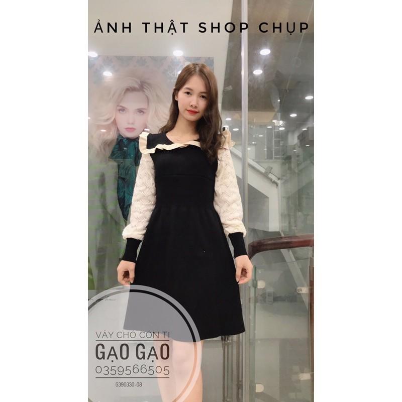 Ảnh thật sh chụp Váy len Quảng Châu cho con bú