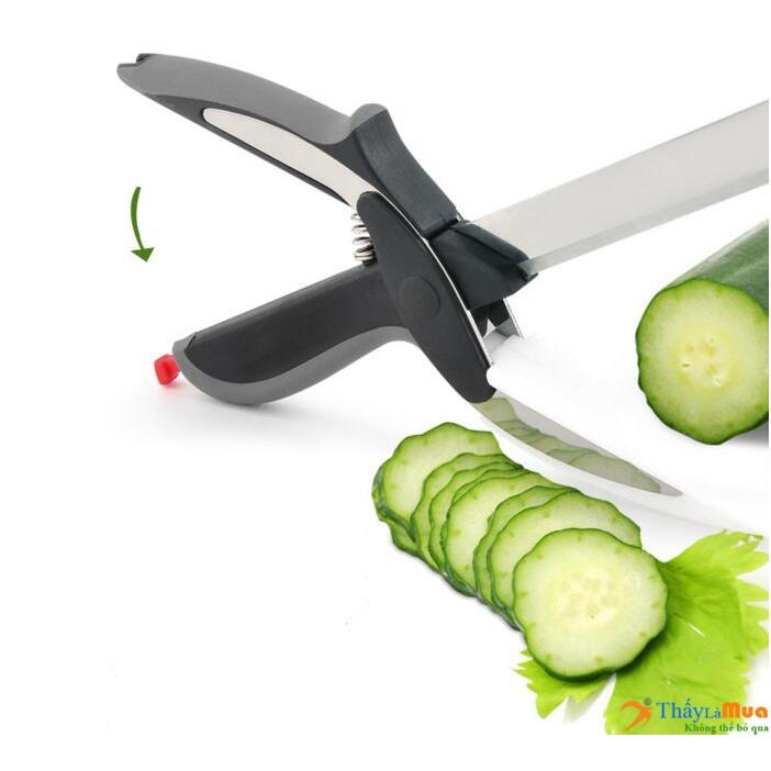 Kéo đa năng 3 trong 1 cắt rau,củ quả không rỉ cho nhà bếp cực tiện dụng