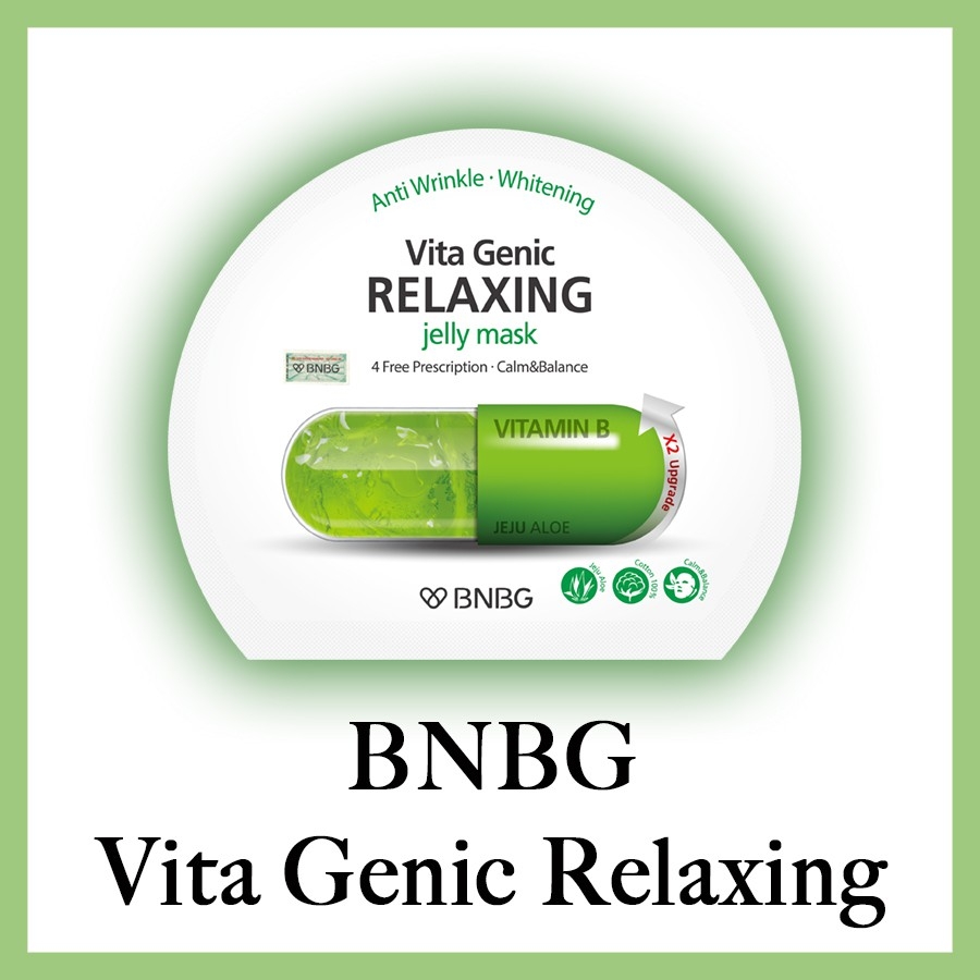 Combo 5 Mặt nạ dưỡng da giúp thư giãn và phục hồi làn da mệt mỏi BNBG Vita Genic Relaxing Jelly Mask (Vitamin B) 30ml x 5