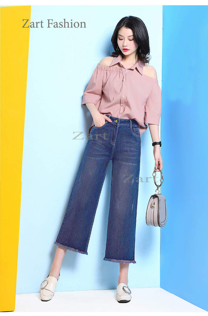 Quần jeans nữ Ống Suông Lửng_ ZART-JLUNG