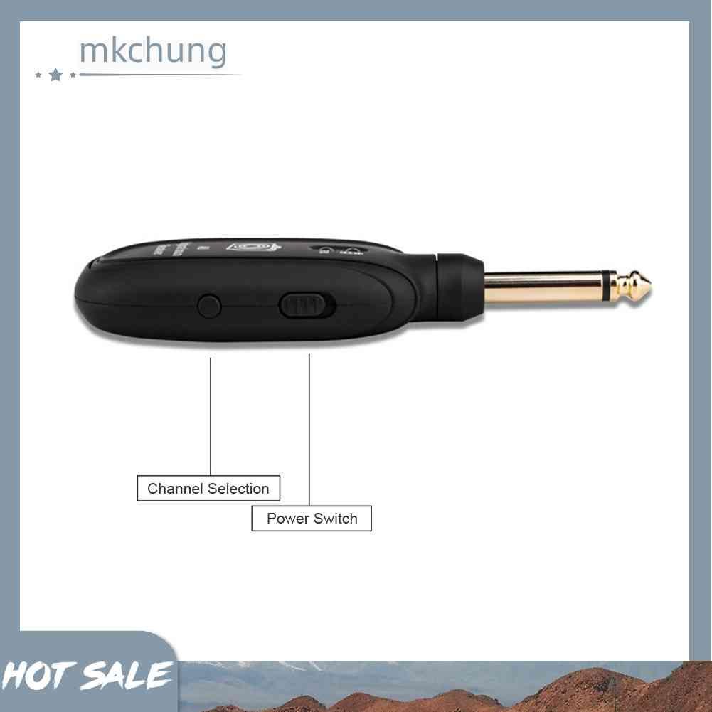 Thiết Bị Nhận Tín Hiệu Âm Thanh Không Dây A8 UHF Cho Đàn Guitar Điện