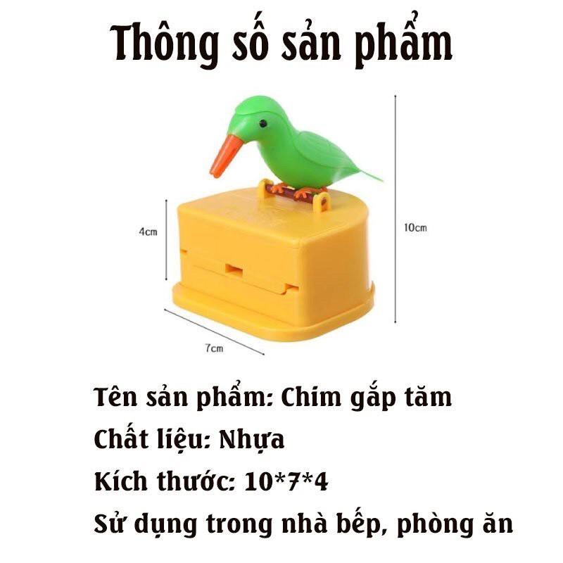 Hộp đựng tăm hình chim gõ kiến