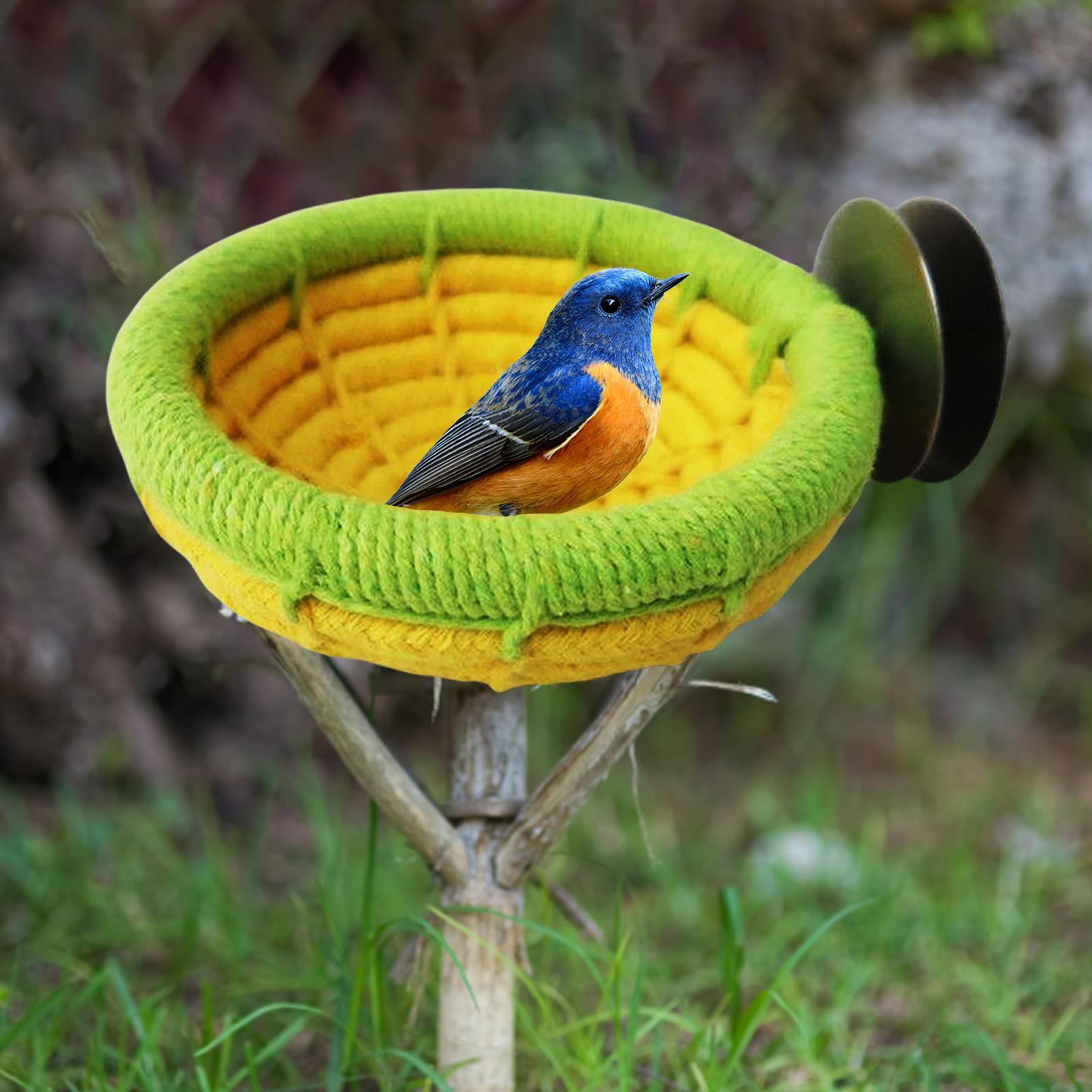 Soft Bird Nest Hanging Bed Toys Cave Cage Cotton Rope Hut for Cockatoo Pet Supplies