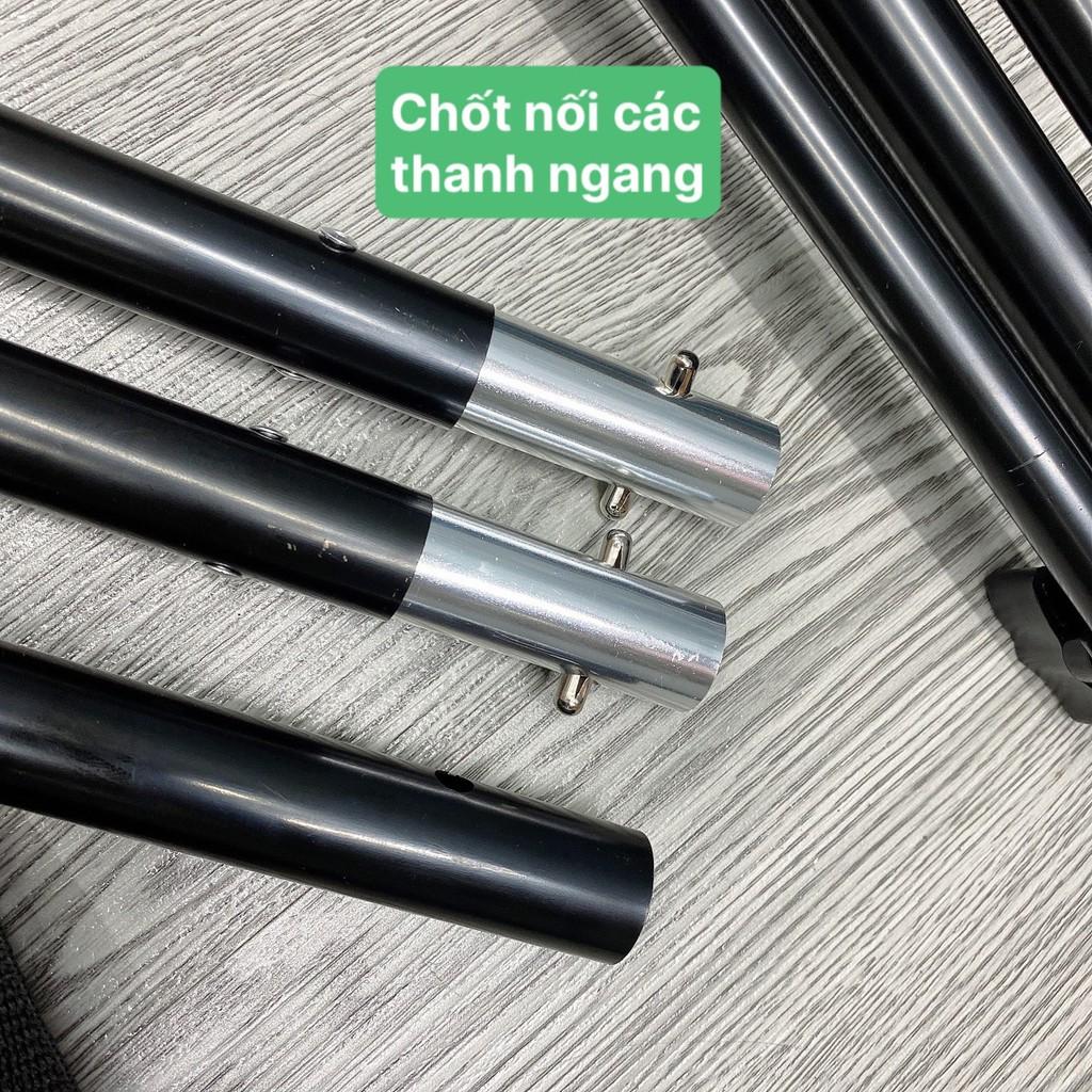 Khung treo phông 2 chân đứng thanh ngang 200x200cm khung treo phông chữ U 2X02