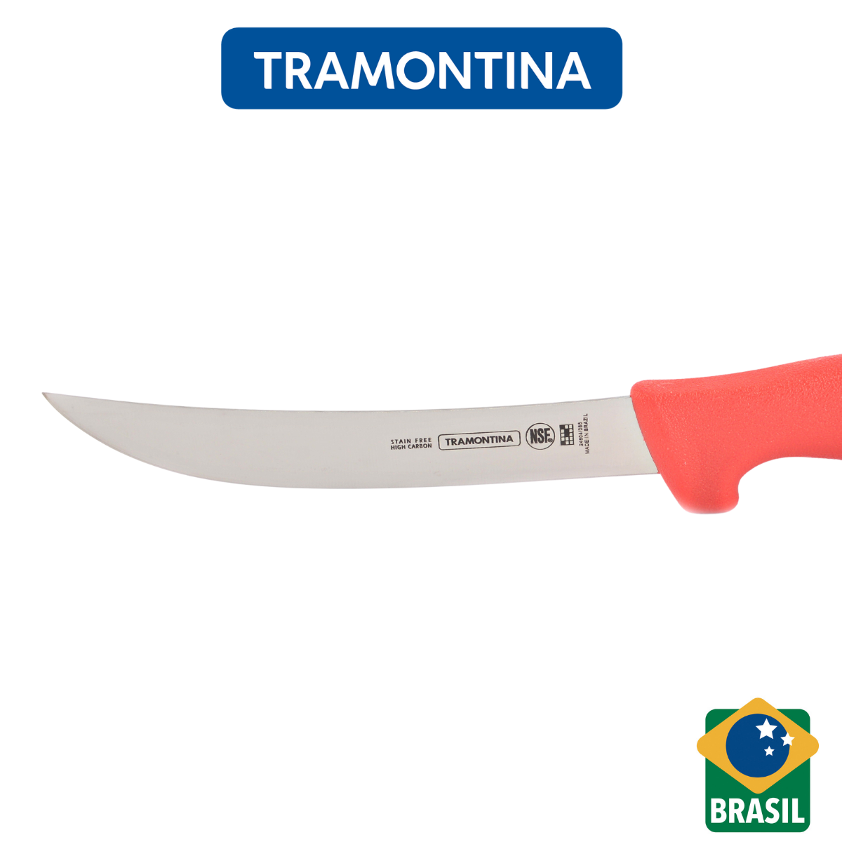 Dao Lóc Xương Cán Đỏ Tramontina Professional 15cm - TRDA24604/176