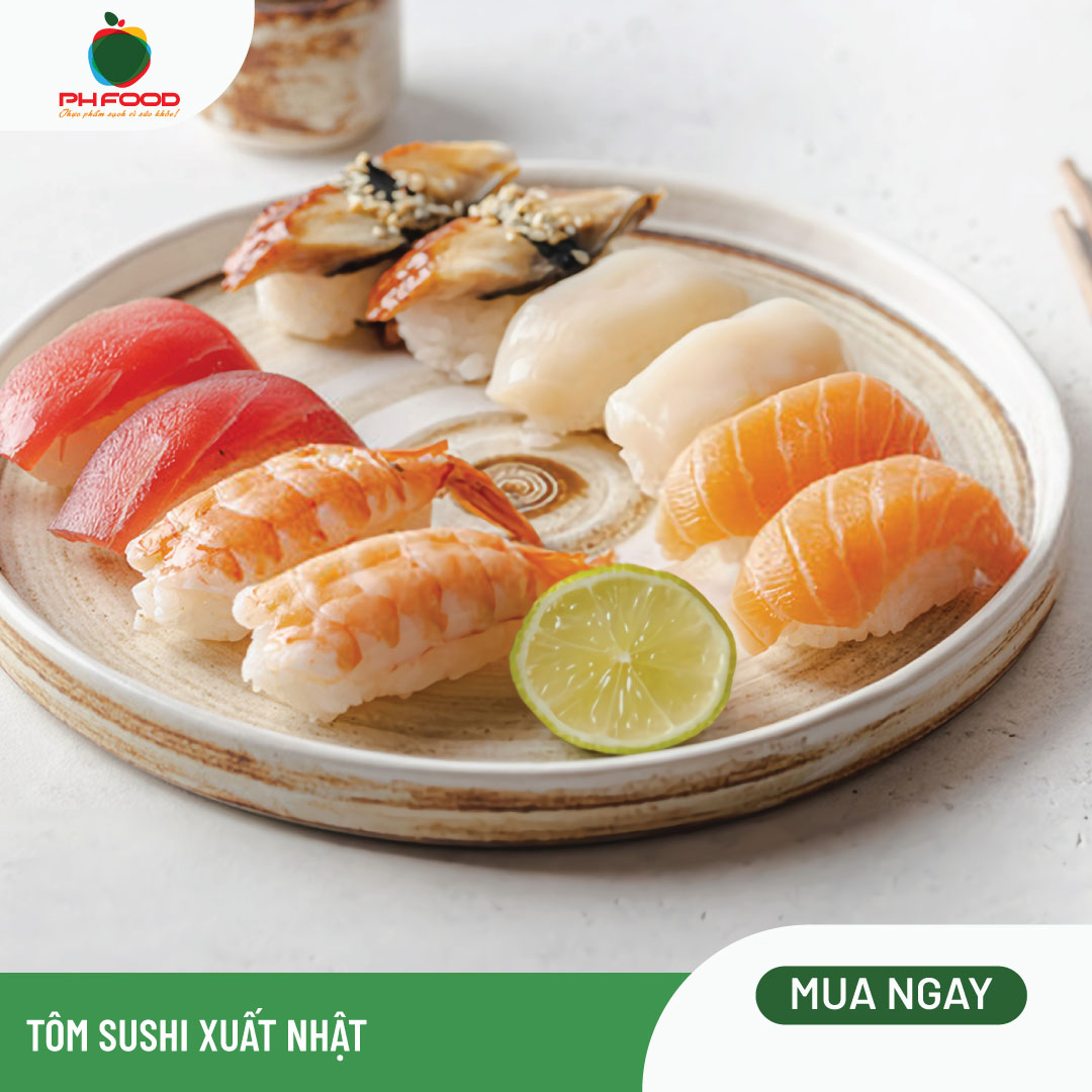 - Tôm Sushi Xuất Nhật - 500g