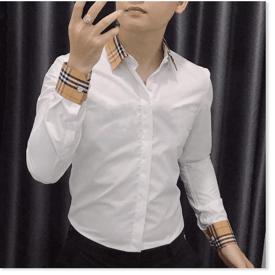 ÁO SƠ MI NAM VÃI LỤA KHÔNG NHĂN,CHẤT LIỆU VÃI THOÁNG MÁT,HỌA TIẾT TRƠN NHƯNG KHÔNG KÉM PHẦN QUAN TRỌNG LANA FASHION