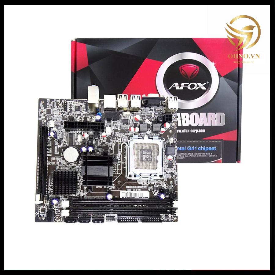 Main Máy Tính AFOX G41 Mainboard SOCKET 775 Bo Mạch Chủ Cho Máy Tính PC -hàng chính hãng