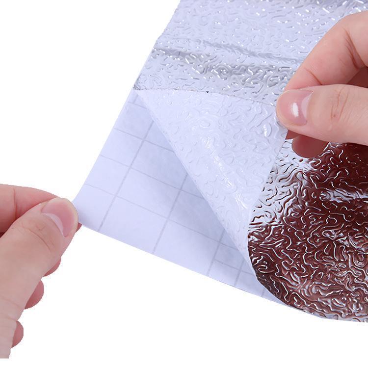 Cuộn 2m X 40cm Giấy Dán Bếp Tráng Nhôm Chống Dầu Mỡ, Trang Trí Nhà Bếp