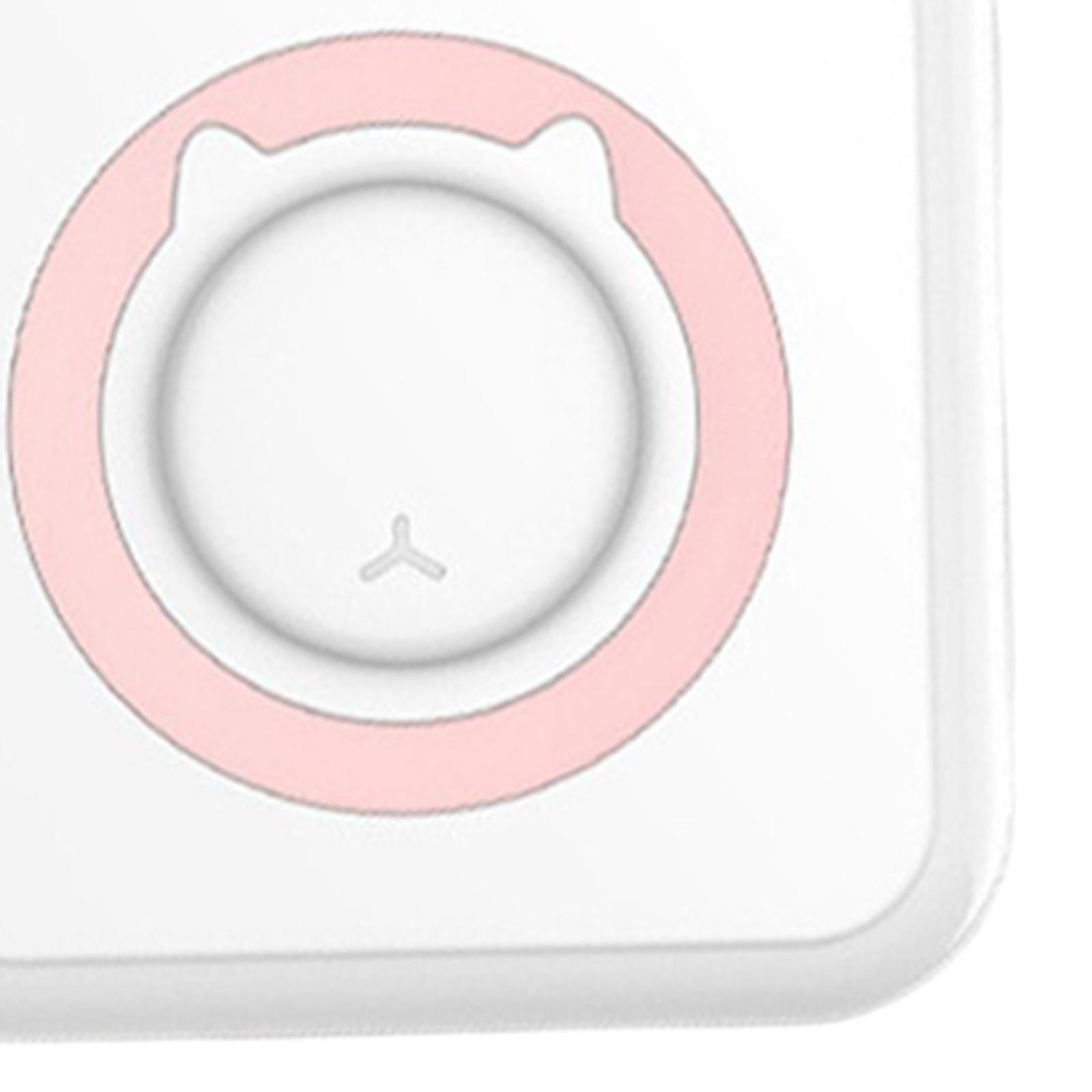 Bluetooth Cute Mini Label Sticker Receipt Thermal Printing Pink