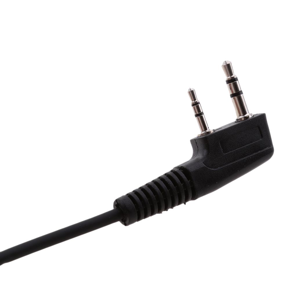 2 Pin PTT Mic Headset Walkie Talkie Headset for Baofeng Walkie Talkie Earpiece Quansheng Puxing HYT Kenwood