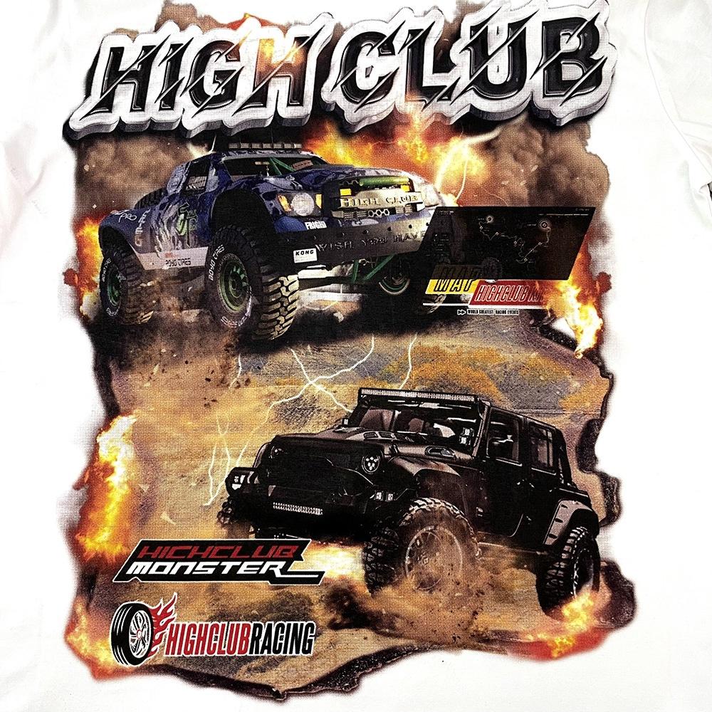 Áo Thun BIG TRUCK Tay Lỡ Unisex Nam/Nữ Đen/Trắng Cổ Tròn - HIGHCLUB